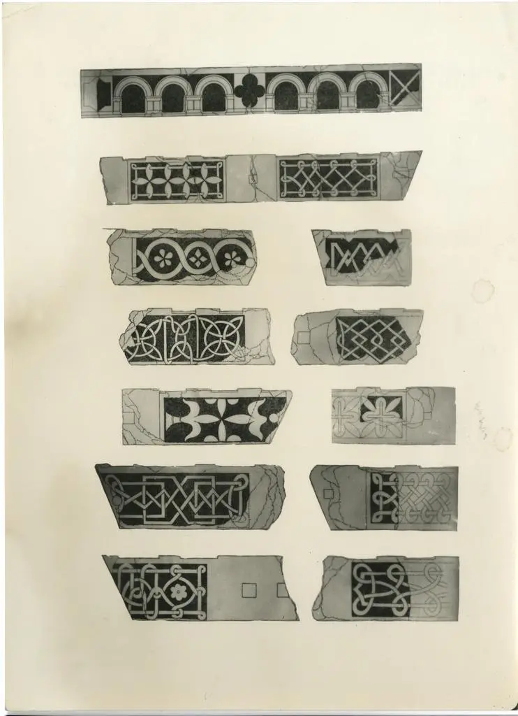 Anonimo , Fig. 6 - Bari - Cattedrale - Ciborio: motivi decorativi del cupolino