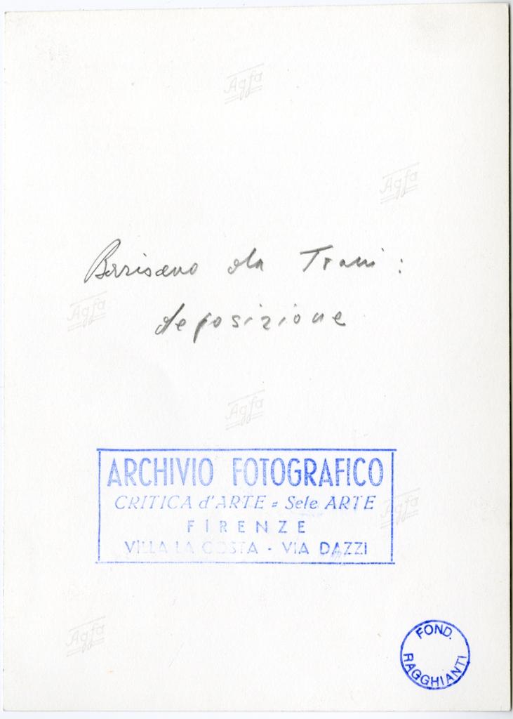 Anonimo , Barisano da Trani: deposizione