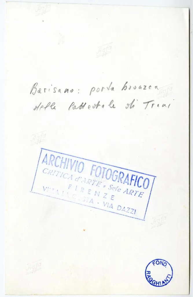 Anonimo , Barisano: porta bronzea della Cattedrale di Trani