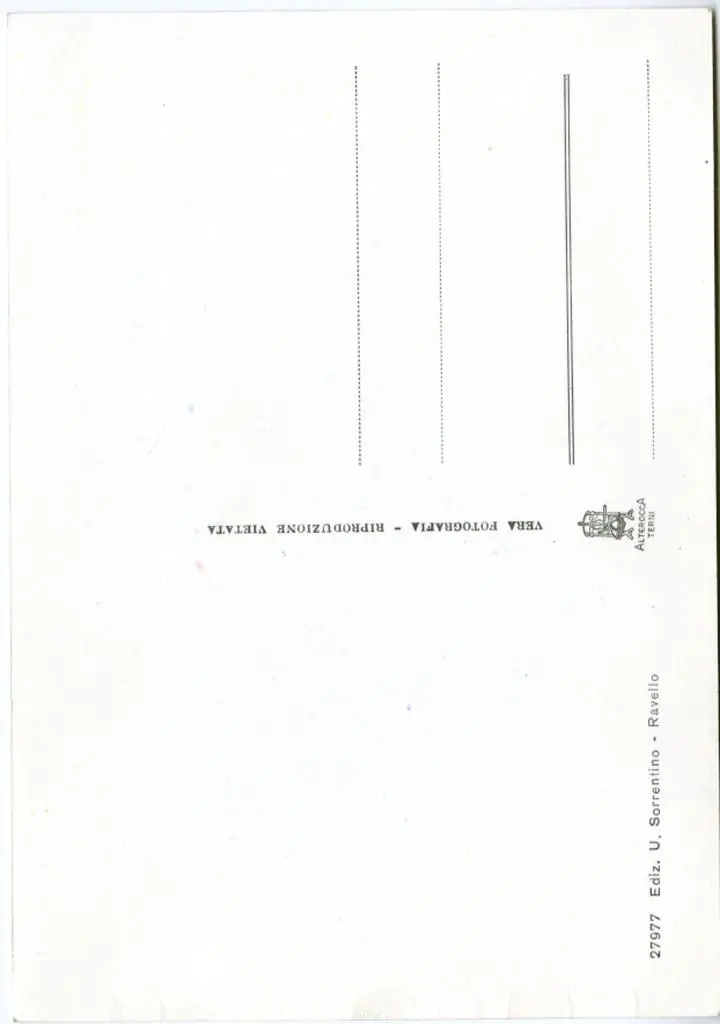 Alterocca , S. Barbara, Vergine e Martire. Antica statua del sec. X, venerata nella Ex-Cattedrale di Ravello (Caserta)