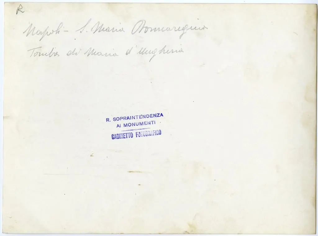 Fototeca della Soprintendenza speciale per il patrimonio storico, artistico ed etnoantropologico e per il Polo museale della citt&agrave; di Napoli , Napoli - S. Maria Donnaregina - Tomba di Maria d'Ungheria