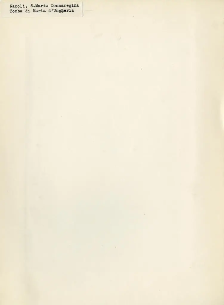 Fototeca della Soprintendenza speciale per il patrimonio storico, artistico ed etnoantropologico e per il Polo museale della citt&agrave; di Napoli , Napoli, S. Maria Donnaregina - Tomba di Maria d'Ungheria