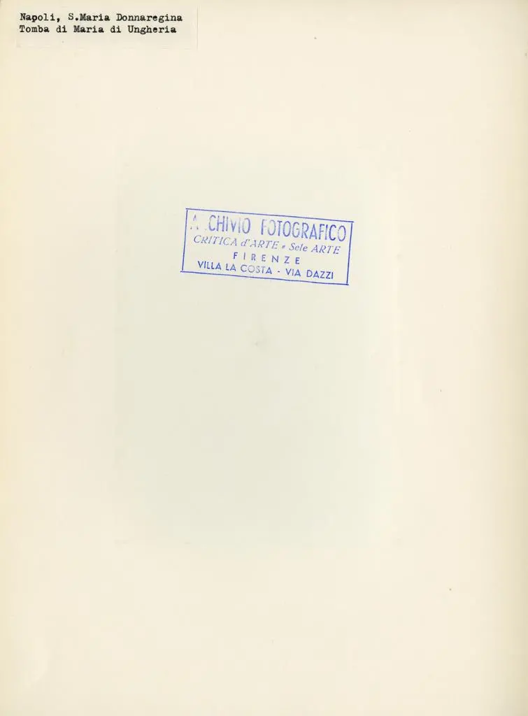 Anonimo , Napoli, S. Maria Donnaregina - Tomba di Maria d'Ungheria