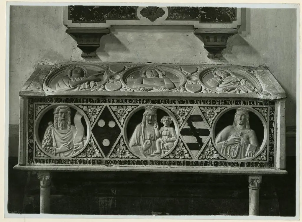 Anonimo , Anonimo - sec. XIV - Monumento funebre di Letizia Caracciolo