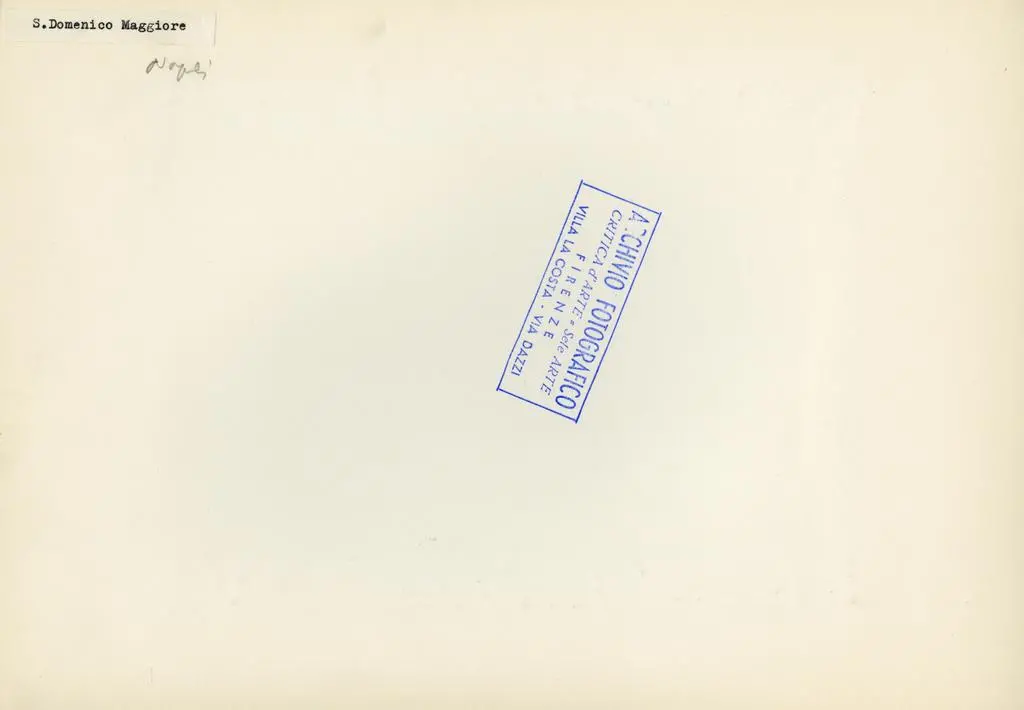 Fototeca della Soprintendenza speciale per il patrimonio storico, artistico ed etnoantropologico e per il Polo museale della citt&agrave; di Napoli , Anonimo - sec. XIV - Cristo e santi