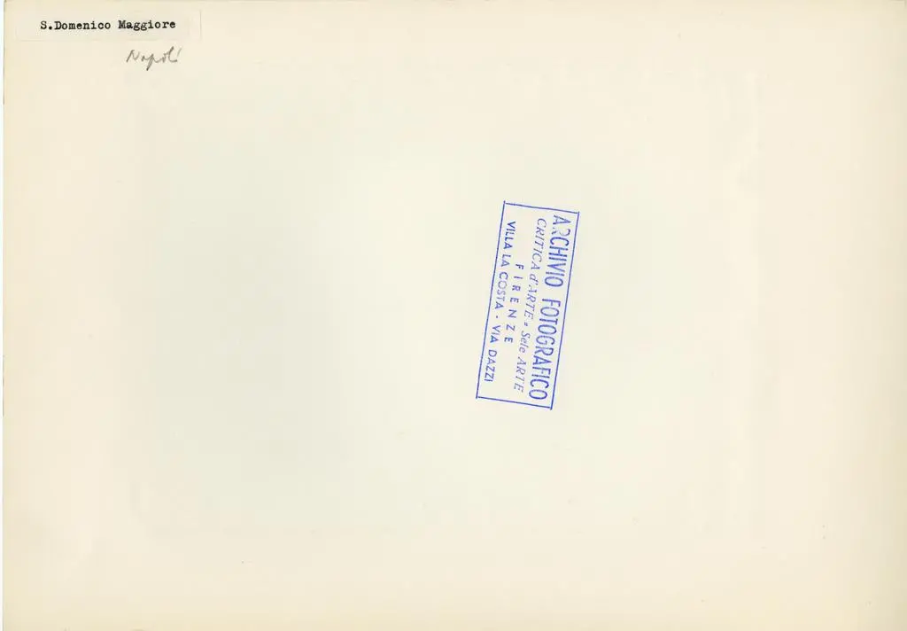 Anonimo , Anonimo - sec. XIV - Particolare del rilievo della Tomba di Antonio Carafa