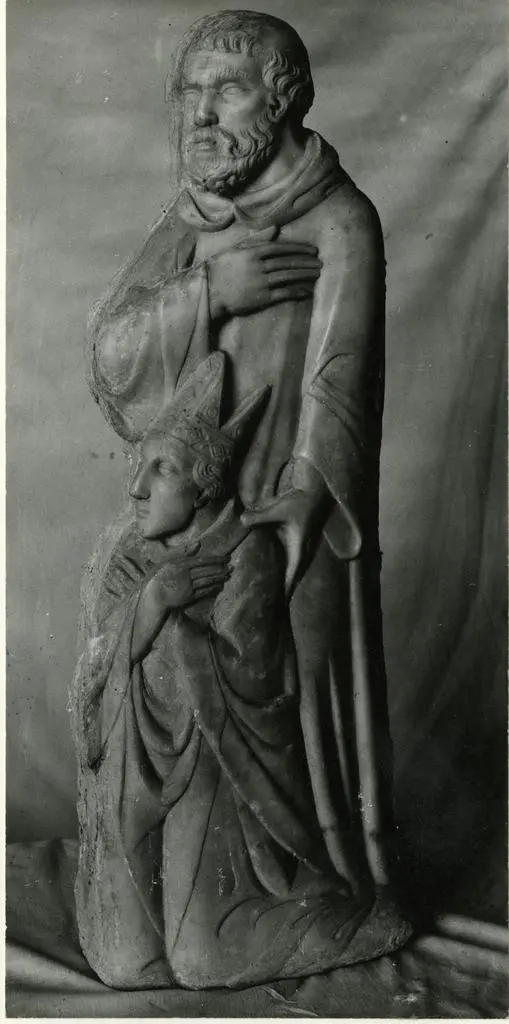 Anonimo , Anonimo - sec. XIV - Santo monaco; Vescovo