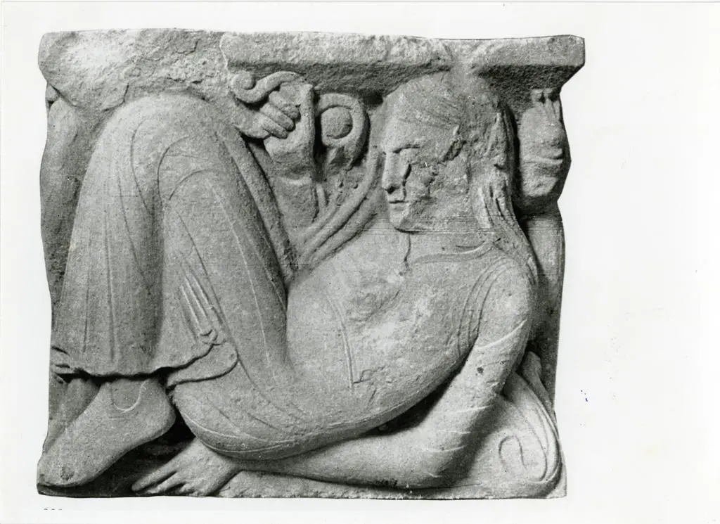 Anonimo , 61. Maestro delle Testate. Anteprima nord 2. Modena, Lapidario del Duomo