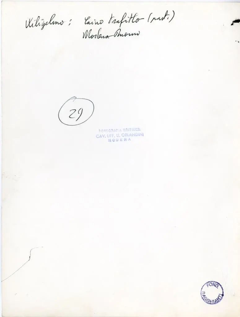 Studio fotografico Orlandini , Wiligelmo: Caino trafitto (part.). Modena - Duomo