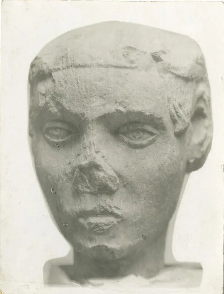 Anonimo emiliano sec. XIII , Testa femminile