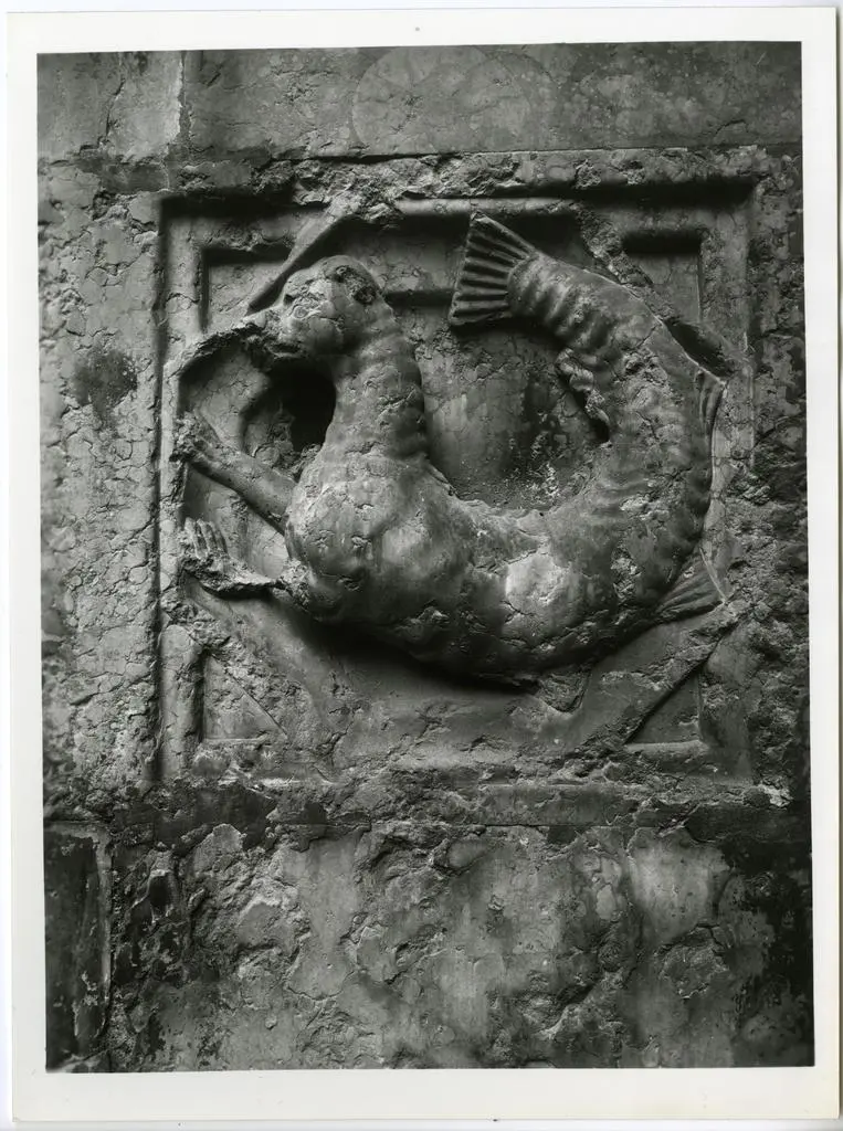 Antelami Benedetto, seguace , Mostro marino