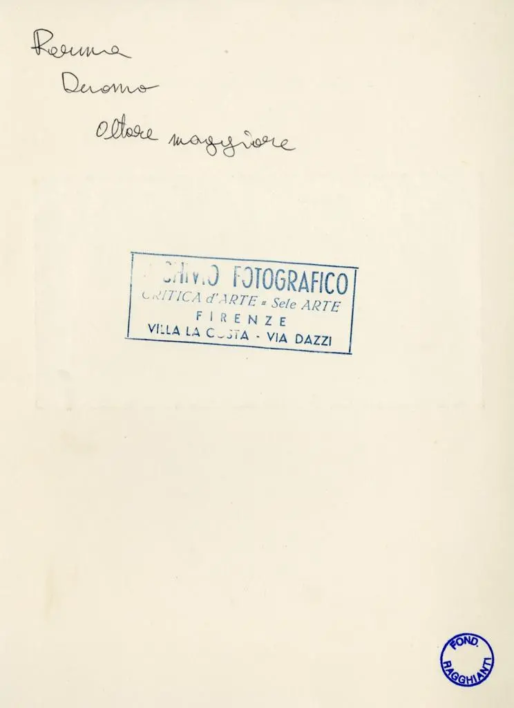 Anonimo , Parma. Duomo. Altare maggiore