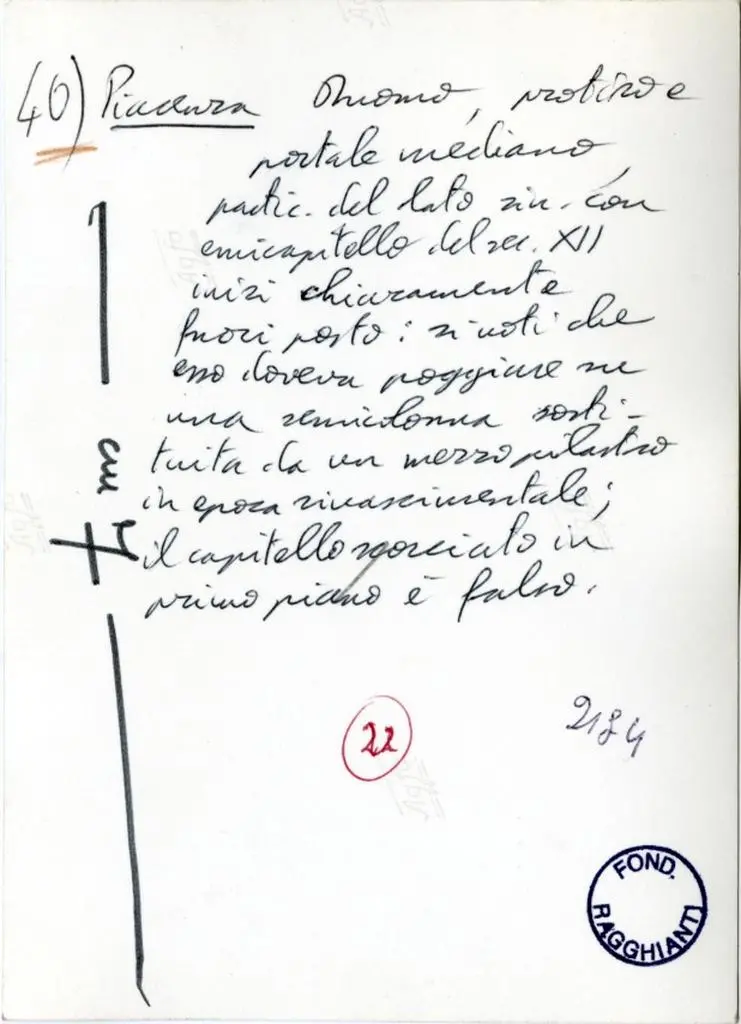 Anonimo , 40) Piacenza Duomo, protiro e portale mediano, partic. del lato sin.