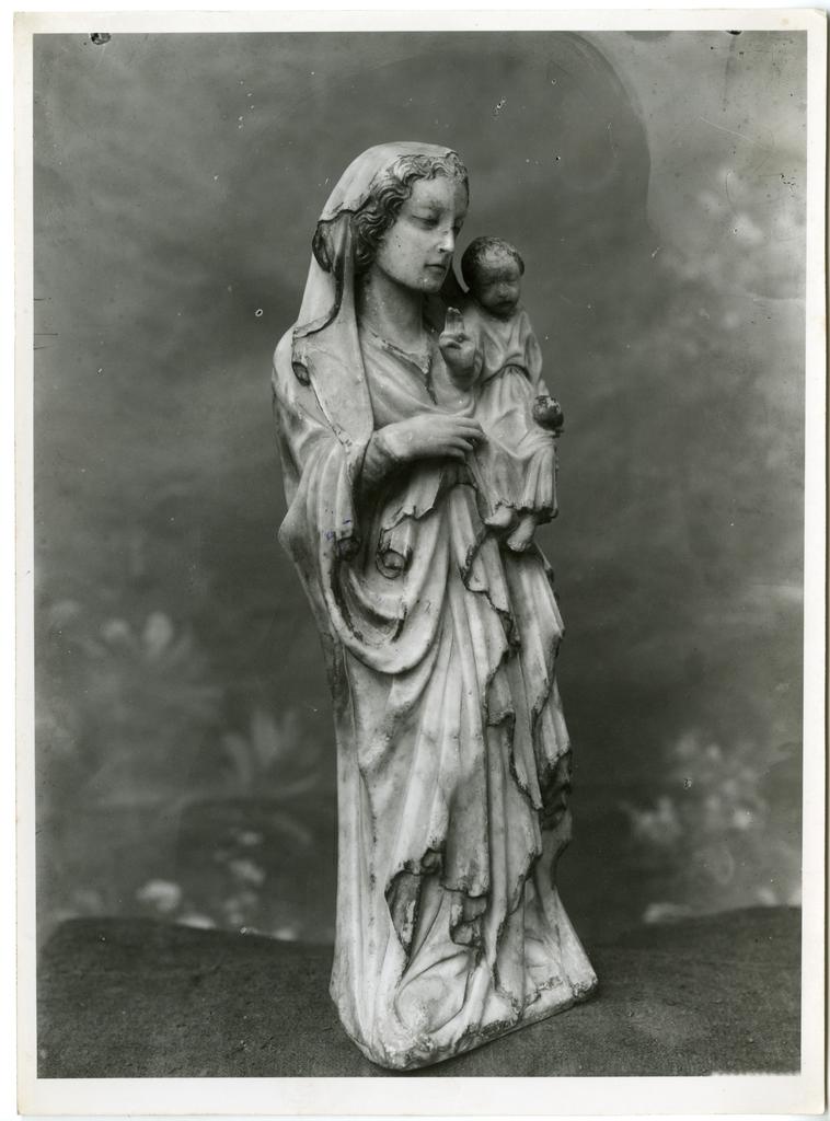 Anonimo emiliano sec. XV , Madonna con Bambino bendicente