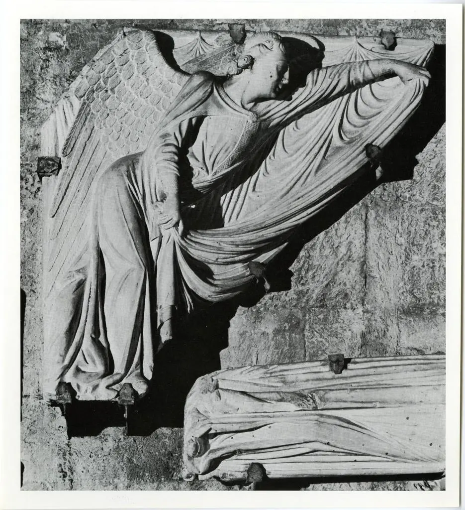 Bozano, Giacomo , Scultore pisano francisante c. 1336-43: Angelo reggicortina; Tomba di Luca Fieschi
