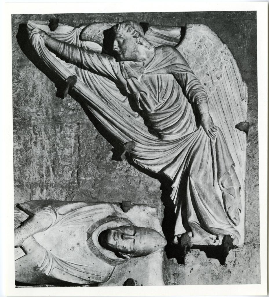 Bozano, Giacomo , Scultore pisano francisante c. 1336-43: Angelo reggicortina; Tomba di Luca Fieschi