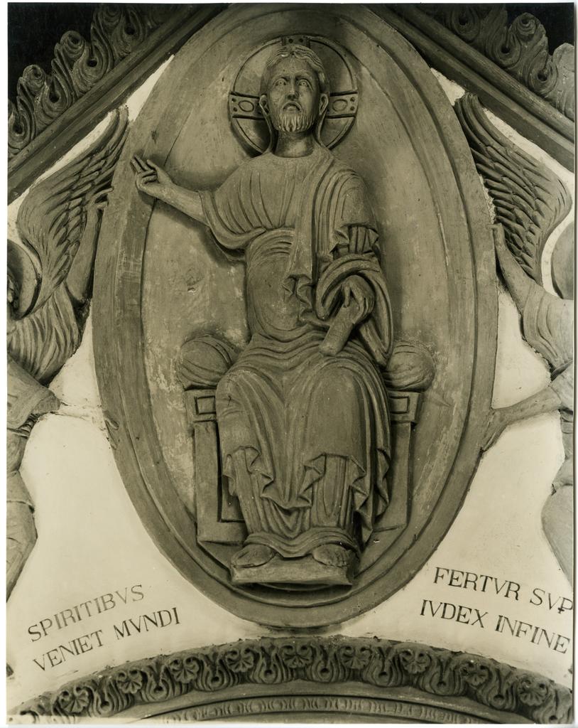Anonimo , Abbazia di S. Pietro al Monte, Civate (Lecco) - XI secolo - particolare del ciborio