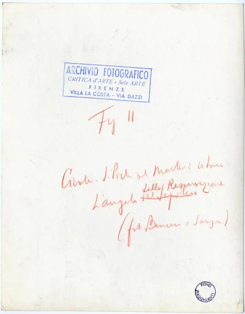 Bencini, Giulio, Sansoni, Mario , Civate. S. Pietro al Monte: ciborio - L'Angelo della Resurrezione