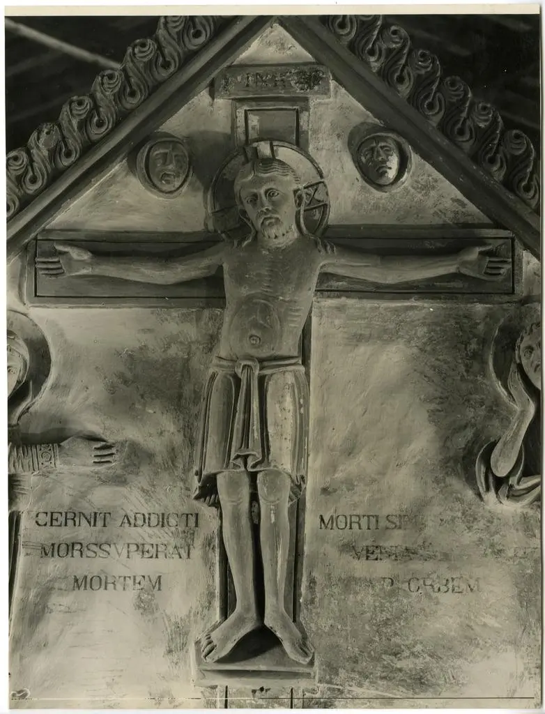 Bencini, Giulio, Sansoni, Mario , Civate - S. Pietro al Monte: ciborio - Crocifissione (partic.)