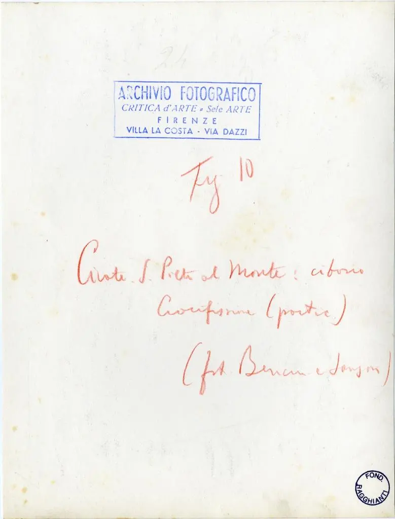 Bencini, Giulio, Sansoni, Mario , Civate - S. Pietro al Monte: ciborio - Crocifissione (partic.)