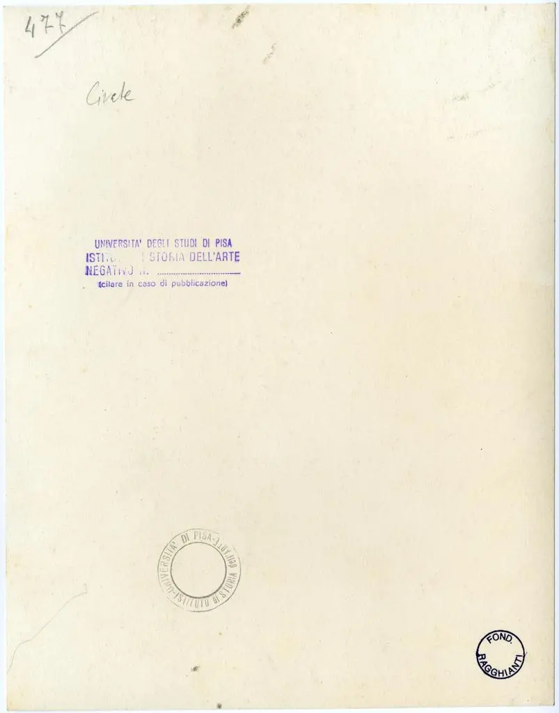 Anonimo , Anonimo lombardo - sec. XI - Cristo tra san Paolo e san Pietro