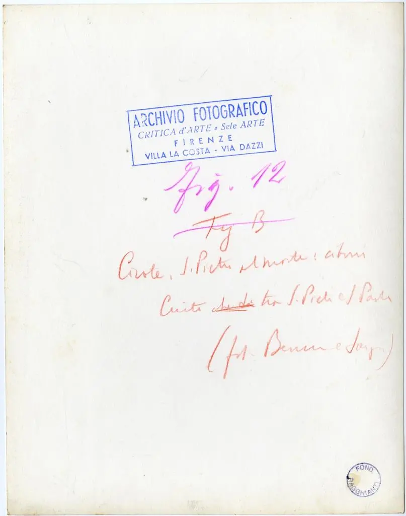 Bencini, Giulio, Sansoni, Mario , Civate - S. Pietro al Monte: ciborio - Cristo tra S. Pietro e S. Paolo