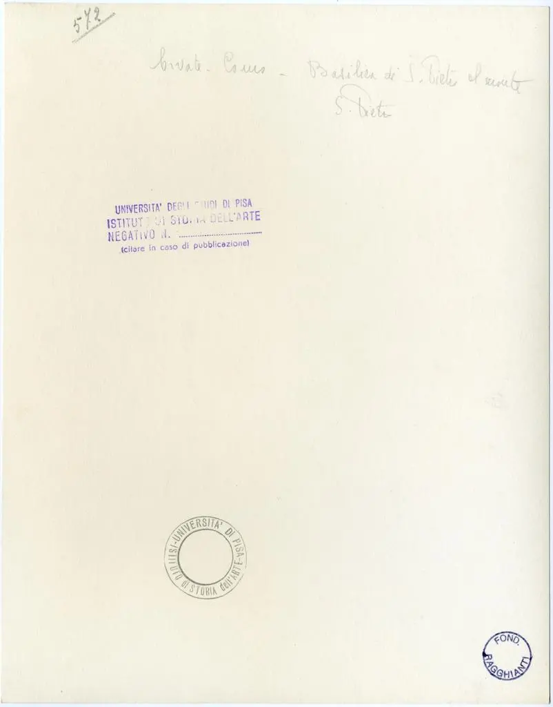 Anonimo , Civate - Como - Basilica di S. Pietro al Monte - S. Pietro