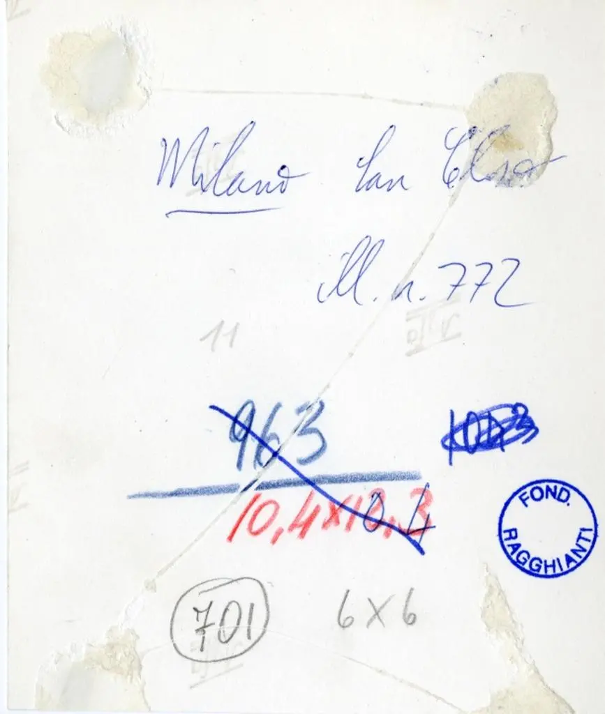 Anonimo , Anonimo milanese - bottega - sec. XII - Motivi decorativi con leoni; Motivi decorativi geometrici e girali vegetali