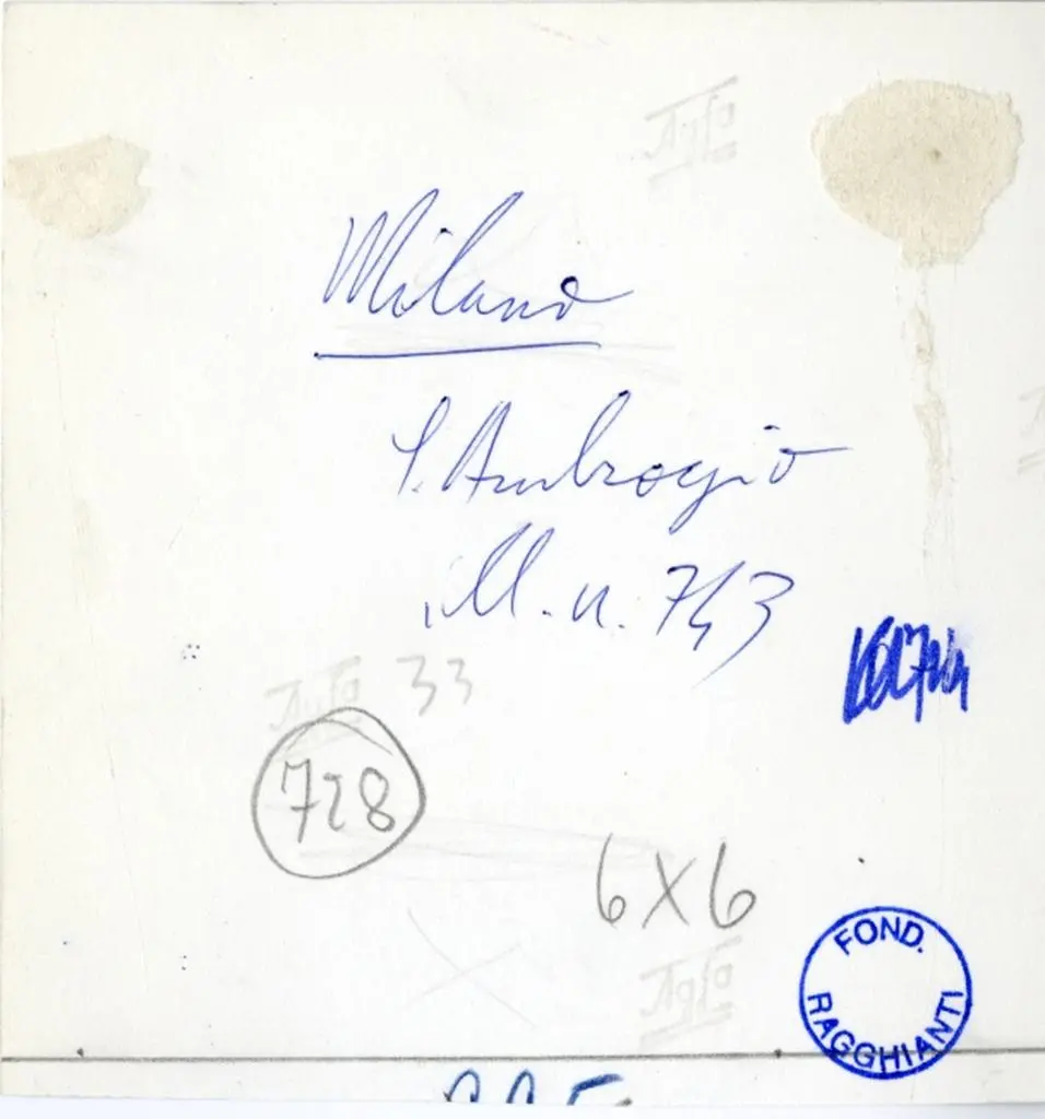 Anonimo , Anonimo milanese - sec. XI - Motivi decorativi a girali vegetali