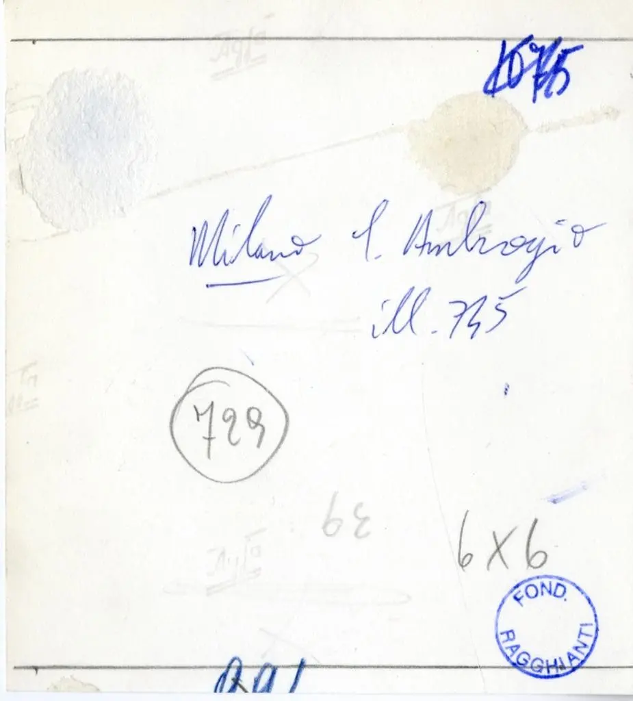 Anonimo , Anonimo milanese - sec. XI - Motivi decorativi a girali vegetali