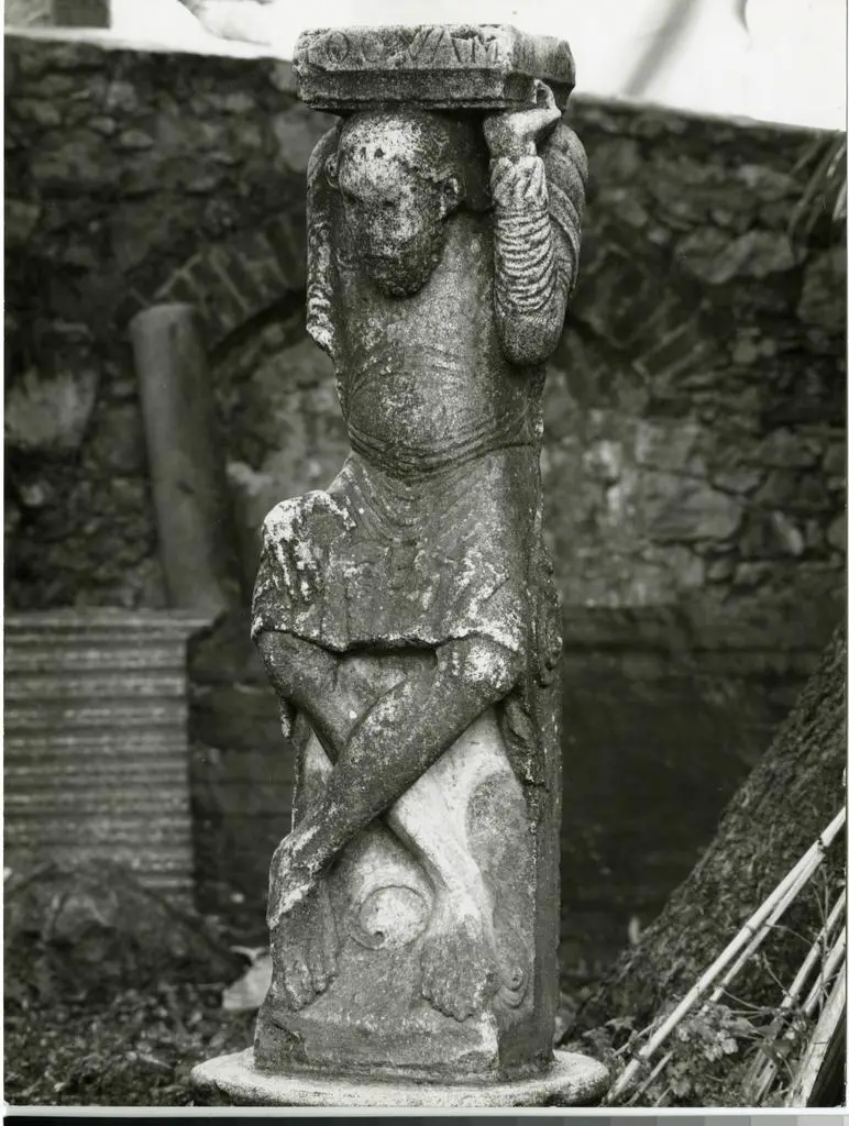 Papi, Vivi , 3. Arte di Nicol&ograve;, c. 1130: Telamone. Varese, Sacro Monte, Casa Pogliaghi