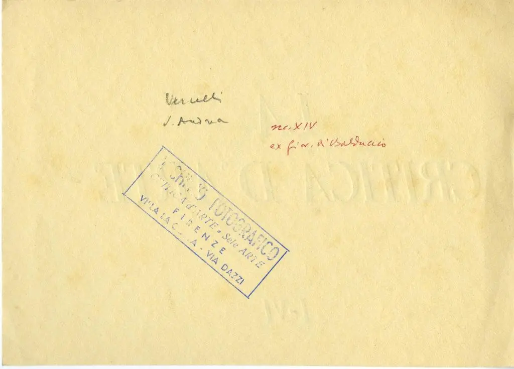 Anonimo , Vercelli - S. Andrea - sec. XIV - ex Giov. di Balduccio