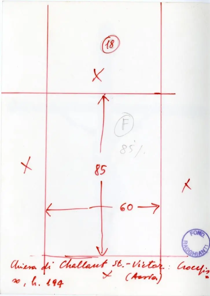 Anonimo , Chiesa di Challant St. Victor: Crocefisso, h. 194 (Aosta)
