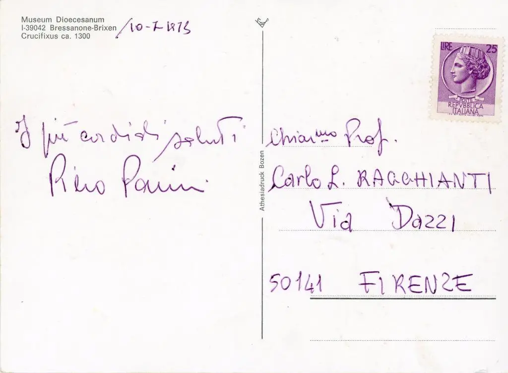 Anonimo , Museum Diocesanum Bressanone- Brixen. Crucifixus ca. 1300