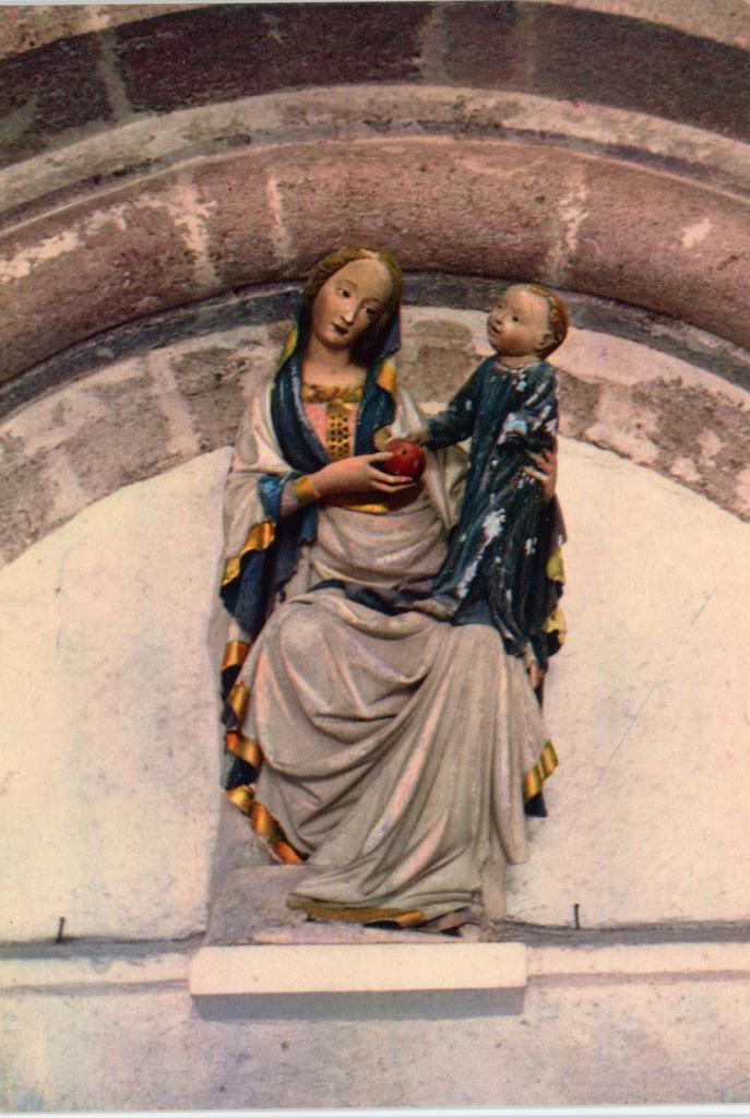 J. F. Amonn S. A. , Burgusio m 1215 - Val Venosta - Monastero Monte Maria - Madonna (1410)