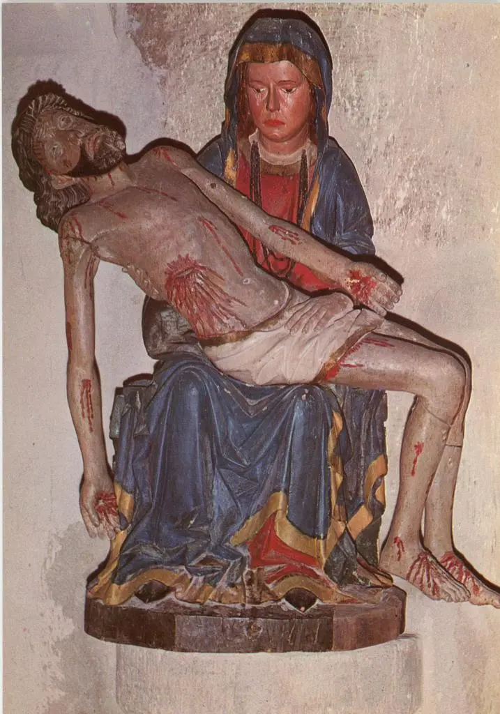Arte Alto Atesina , Glorenza - Parrocchia di S. Pancrazio - Piet&agrave; (sec. XV&deg;)