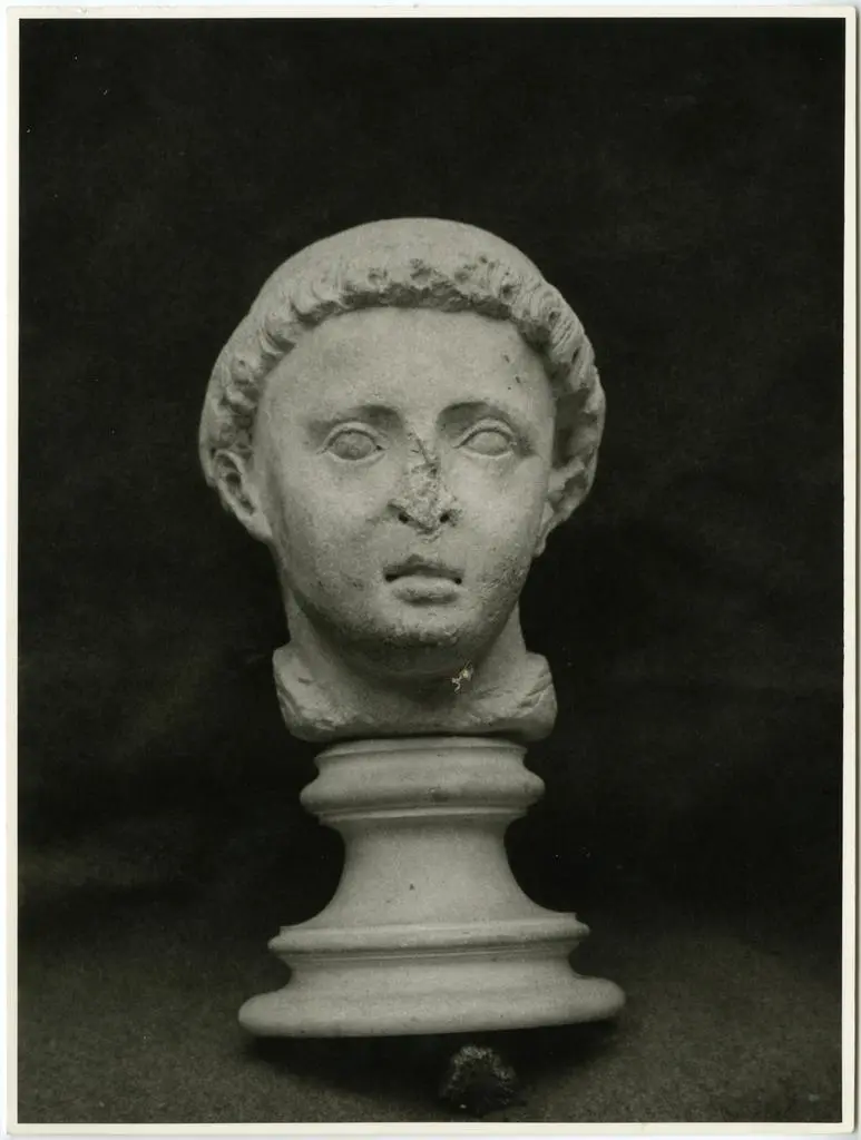 Anonimo dell'Italia centrale sec. XIII , Testa maschile