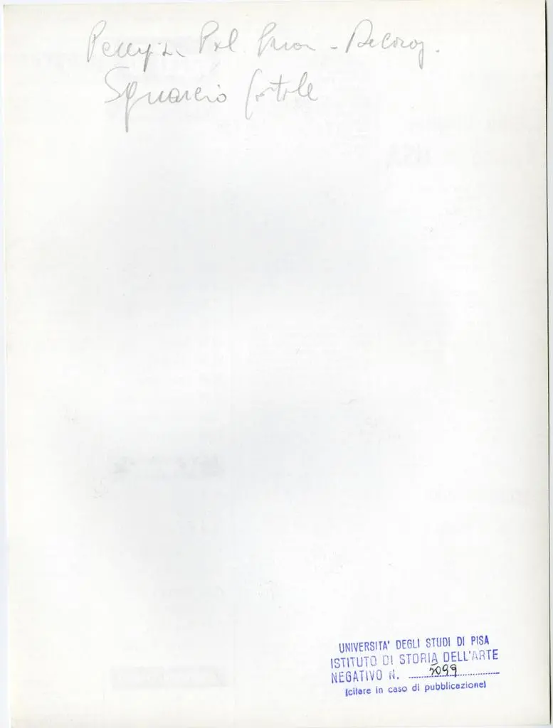 Universit&agrave; di Pisa. Dipartimento di Storia delle Arti , Perugia, Pal. Priori - Decoraz. Sguancio portale