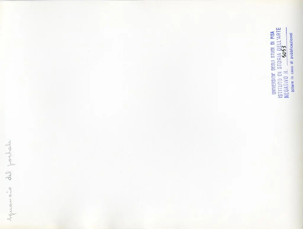 Universit&agrave; di Pisa. Dipartimento di Storia delle Arti , Sguancio nel portale