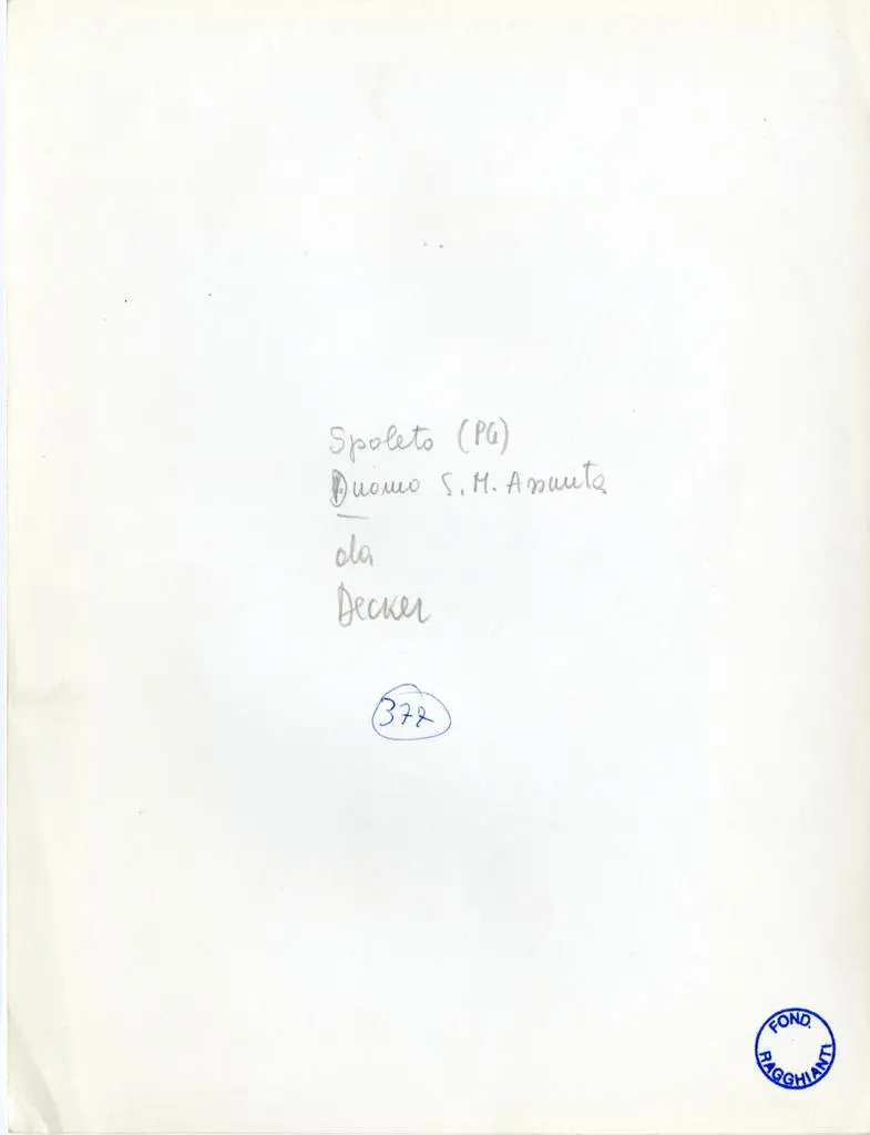 Anonimo , Anonimo umbro - sec. XII/ XIII - Telamone; Simbolo di san Marco Evangelista: leone