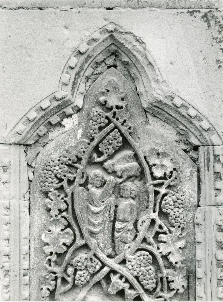 Università di Pisa. Dipartimento di Storia delle Arti , Città di Castello - Duomo - porta laterale - Decorazione del portale laterale.