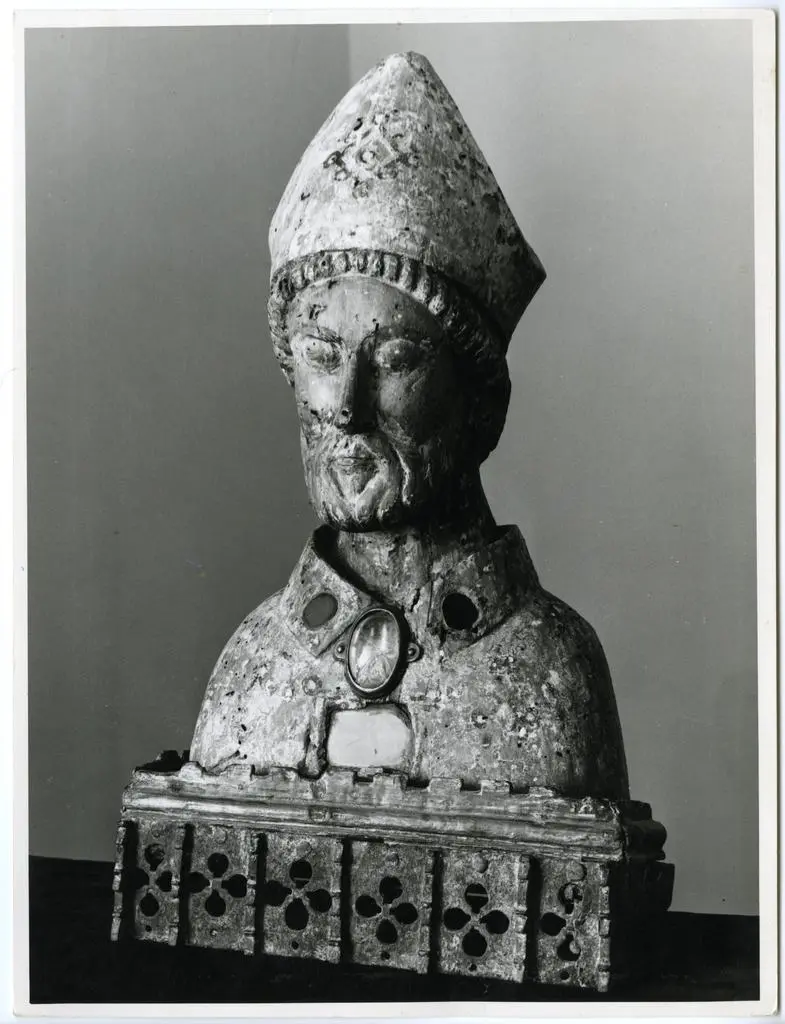 Anonimo , Anonimo umbro - sec. XIV - Santo vescovo