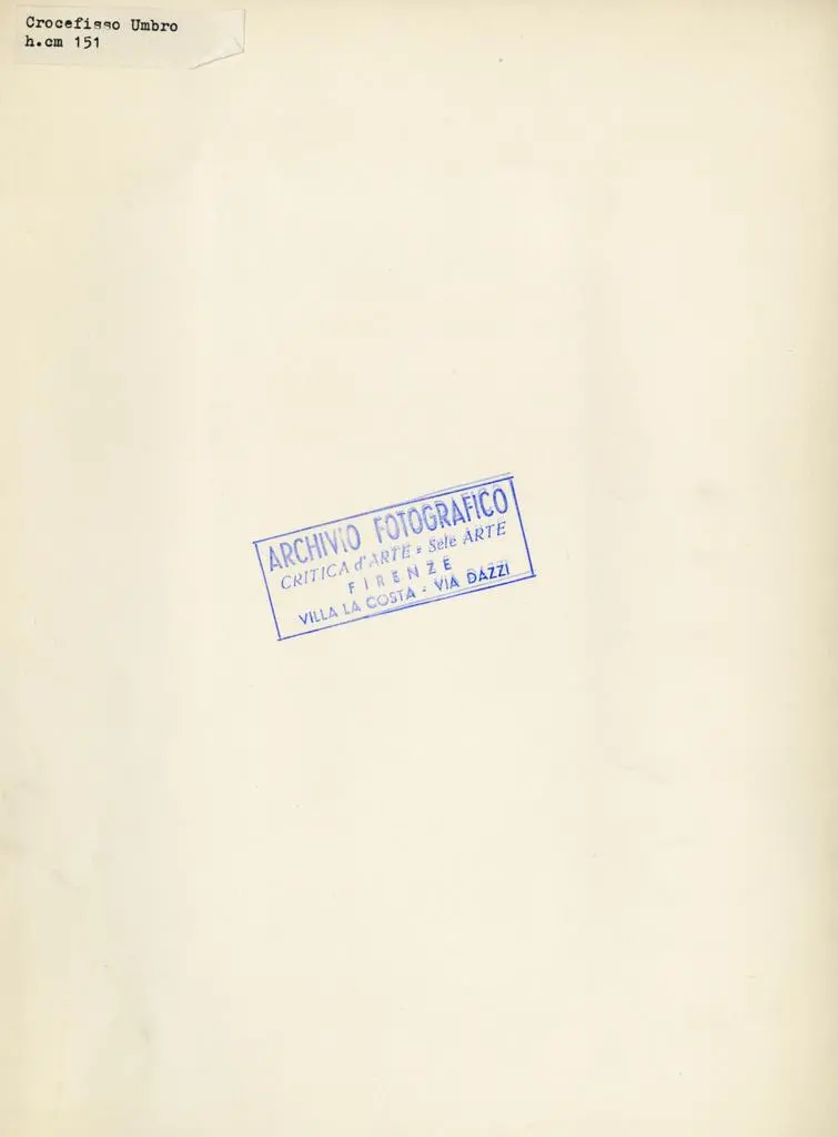 Anonimo , Crocefisso Umbro - h. cm 151