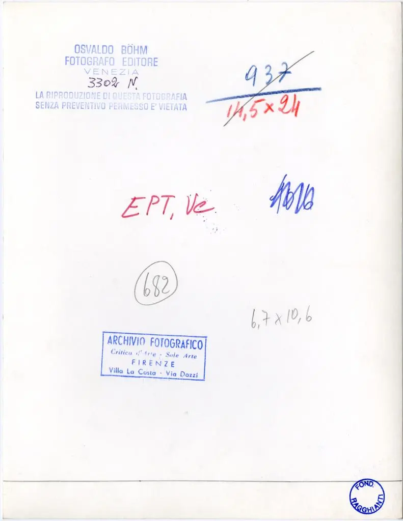 Naya/ B&ouml;hm, Osvaldo , Venezia - Chiesa S. Marco - Facciata - L'Arcangelo Gabriele (bassorilievo bizantino)