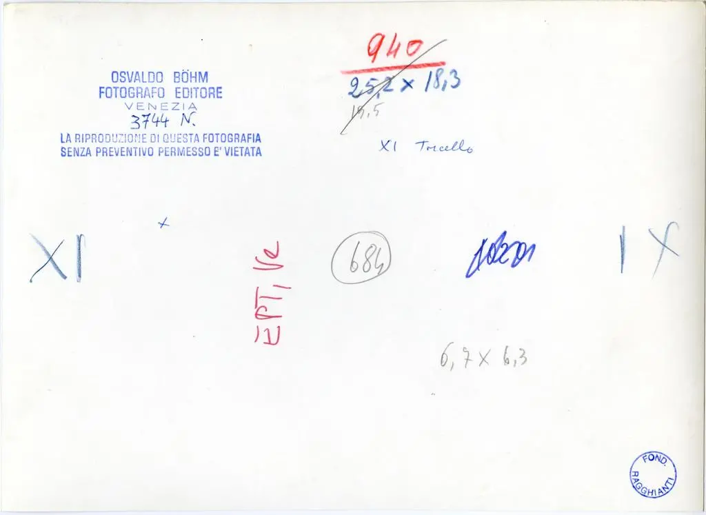 B&ouml;hm, Osvaldo , Anonimo - sec. XI - Motivi decorativi vegetali con uccelli