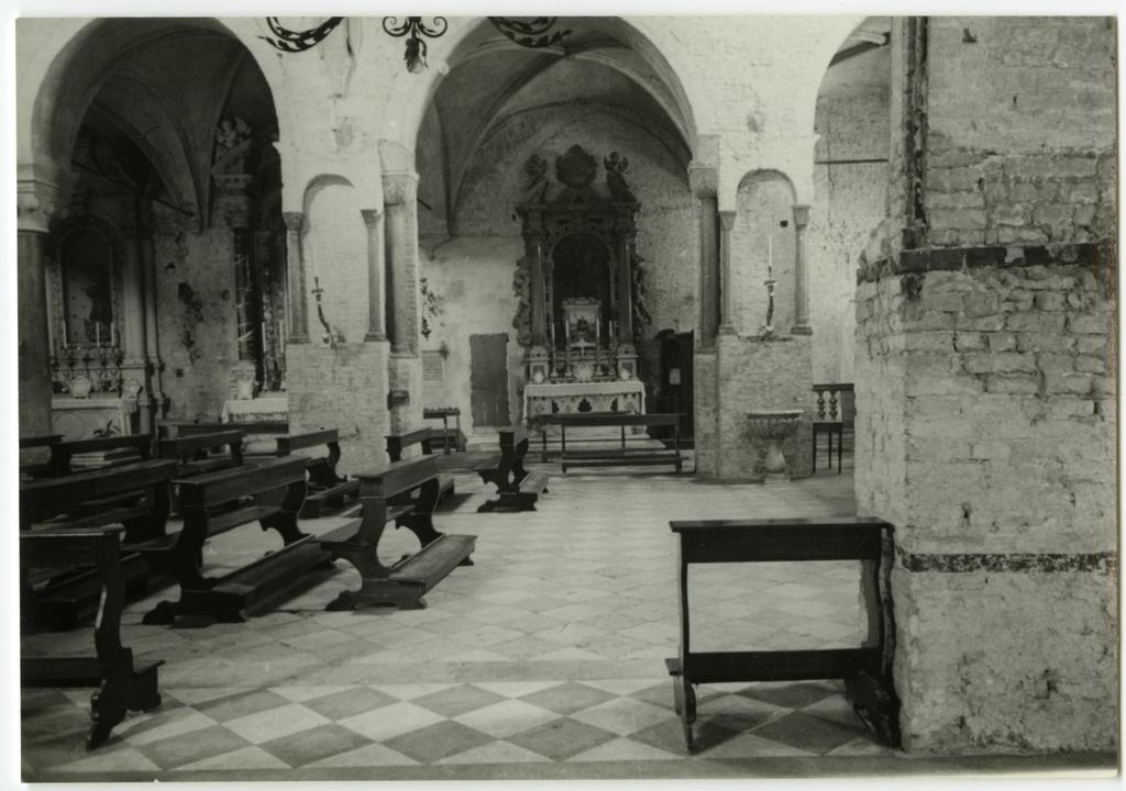 Anonimo , Anonimo - sec. XI/ XII - Interno della chiesa di S. Sofia a Padova