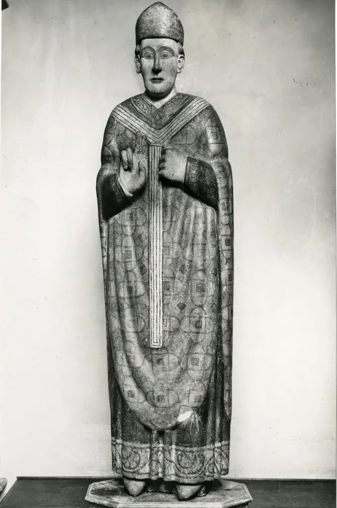 Anonimo , Anonimo veronese - (?) - sec. XIII/ XIV - Santo vescovo