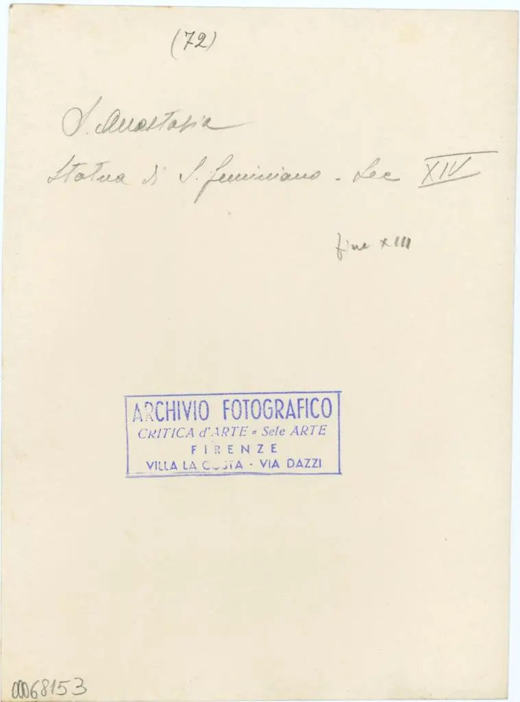 Anonimo , S. Stefano - Statua di S. Pietro - sec. XIV