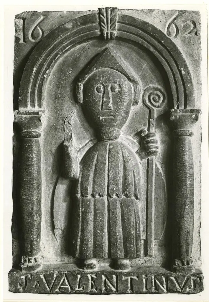 Anonimo , Tavoletta di S. Valentino, 1662 (Museo di Castelvecchio, Verona)