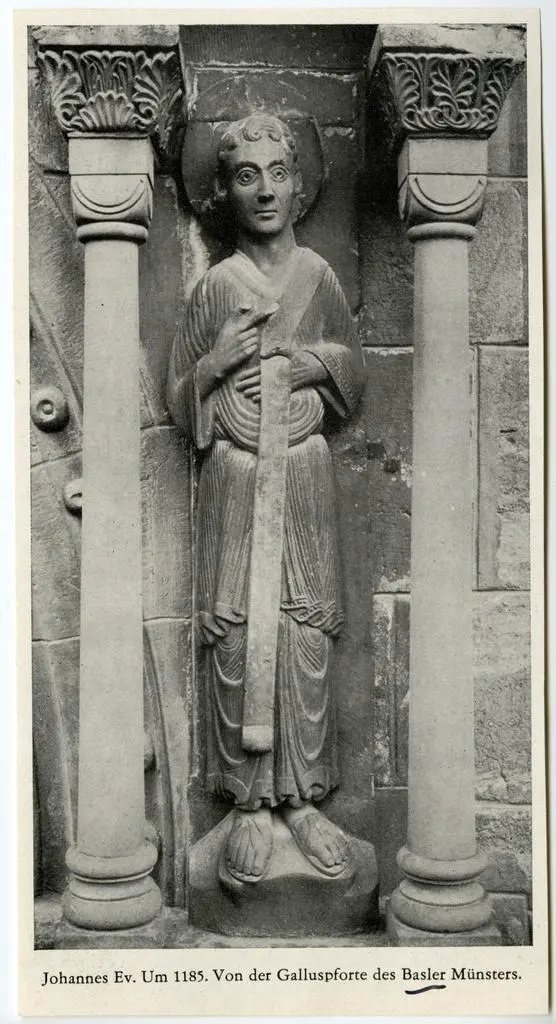 Anonimo svizzero sec. XII , San Giovanni Evangelista